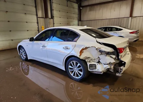 2017 Infiniti Q50 Premium z USA, uszkodzony, nr VIN JN1EV7AR9HM836314